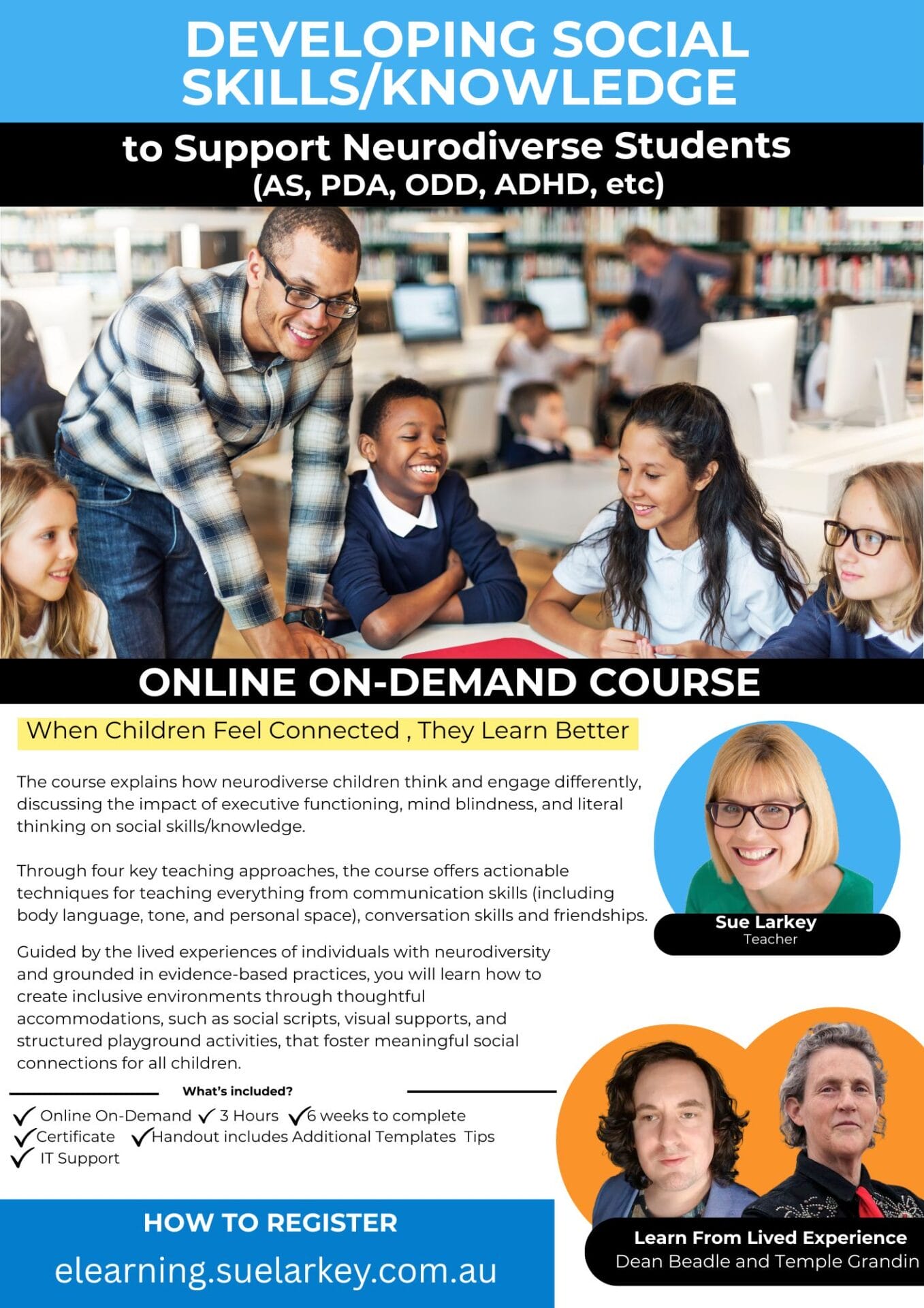 Developing Social Skills Course Flyer