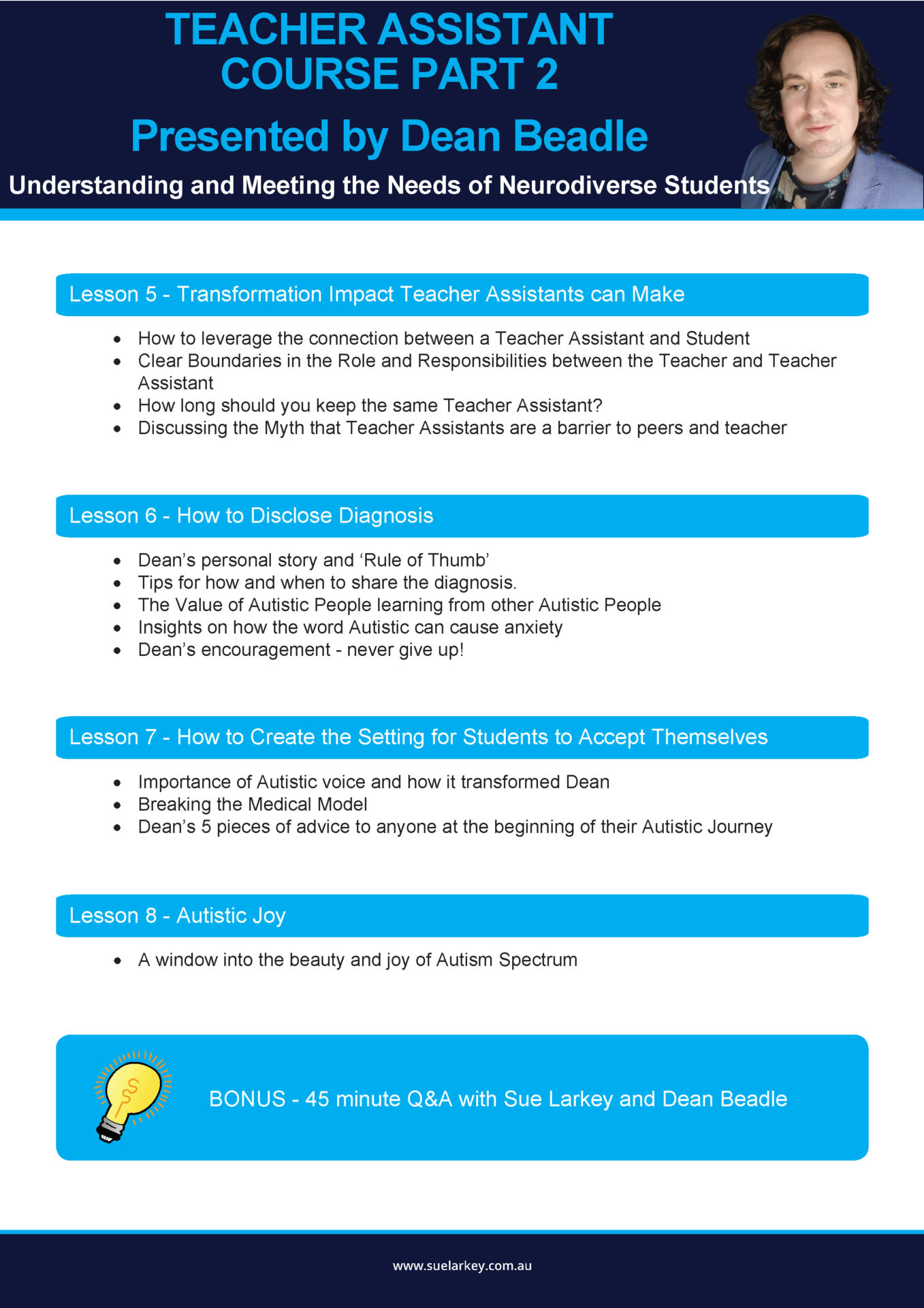 Sue Larkey Teacher Assistant Part 2 - Course Content_Page_2